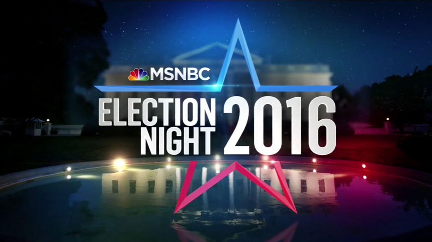 2016 MSNBC Presidential Elections Girraphic 4