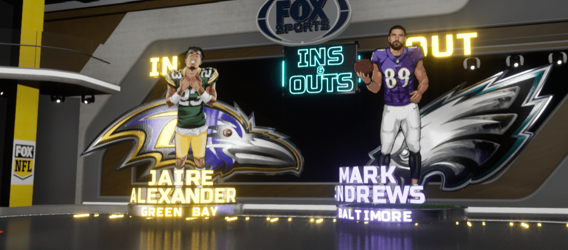 106 BPS Fox Sports Stage A Digital Twin MatchUpPlayerInsOuts